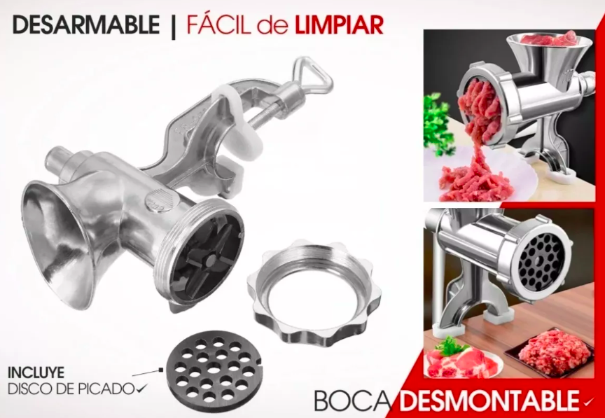 Miniatura 2 de MAQUINA DE MOLER EN ALUMINIO INOXIDABLE